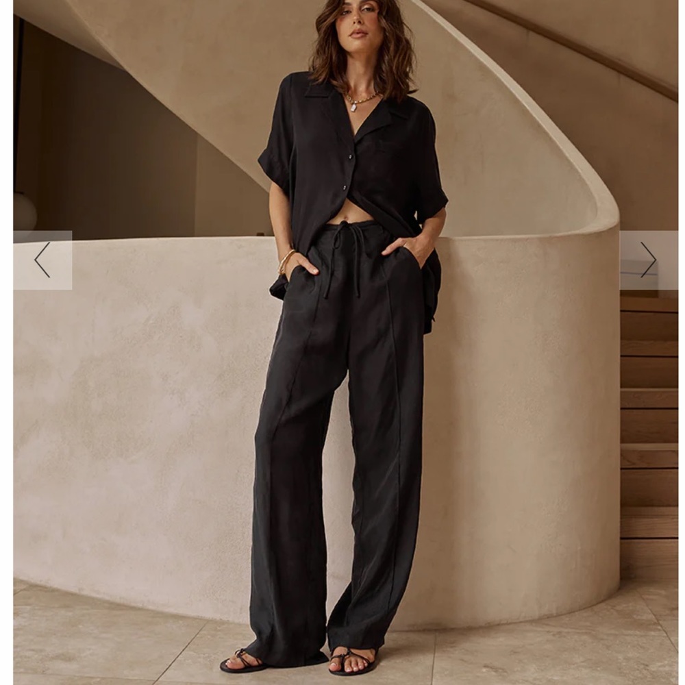 Dissh Campbell Drawstring Pant Cupro Fabric